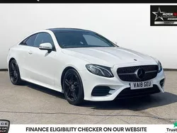White Used 2018 Mercedes E220 AMG line Coupe | £18,270 (Super price)