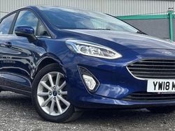 Blue Used 2018 Ford Fiesta Titanium Hatchback | £8,195 (Good price)