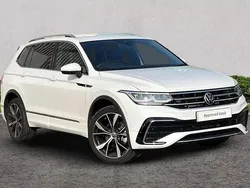 White Used 2025 VW Tiguan Allspace R-line SUV | £36,995 (Expensive)
