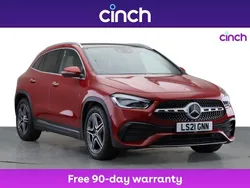 Red Used 2021 Mercedes GLA200 AMG Line Premium Plus SUV | £20,569 (Good price)
