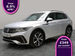Silver Used 2021 VW Tiguan R-line SUV | £23,896 (Fair price)