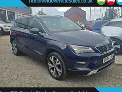Blue Used 2017 Seat Ateca Ecomotive SUV | £8,596 (Fair price)