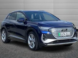 Blue Used 2024 Audi Q4 e-tron S-Line SUV | £34,650 (Good price)