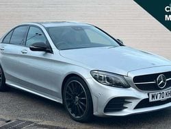 Silver Used 2020 Mercedes C220 AMG Line Premium Sedan | £18,802 (Fair price)