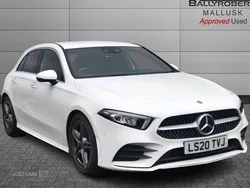 White Used 2020 Mercedes A220 AMG Line Premium Hatchback | £19,495 (Fair price)