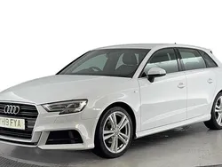 White Used 2019 Audi A3 Sportback S-Line Hatchback | £15,170 (Good price)