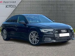 Mythos black, metallic Used 2019 Audi A6 Black Edition Sedan | £23,603 (Fair price)