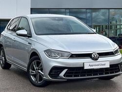 Reflex silver metallic Used 2025 VW Polo R-line Hatchback | £21,691 (Fair price)