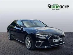 Black Used 2023 Audi A4 S-Line Sedan | £23,995 (Fair price)