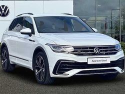 White Used 2022 VW Tiguan R-line SUV | £29,830 (Fair price)