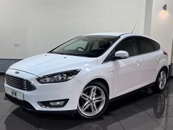 White Used 2015 Ford Focus Titanium Hatchback | £6,995 (Fair price)