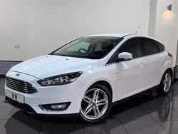 White Used 2015 Ford Focus Titanium Hatchback | £6,995 (Fair price)