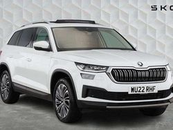 Moon white metallic Used 2022 Skoda Kodiaq SE L Executive SUV | £26,911 (Fair price)