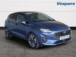 Blue Used 2022 Ford Fiesta Titanium Hatchback | £17,445 (A bit pricey)