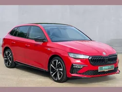 Velvet red metallic New 2024 Skoda Scala Monte Carlo Hatchback | £23,390 (Fair price)