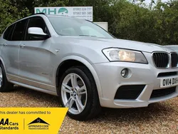 Silver Used 2014 BMW X3 M Sport SUV | £8,995 (Fair price)