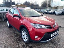 Red Used 2013 Toyota RAV4 SUV | £5,495 (A bit pricey)