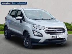 Silver Used 2019 Ford Ecosport Zetec SUV | £9,540 (Fair price)