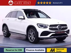 White Used 2020 Mercedes GLC300 AMG Line Premium Plus Estate | £31,377 (A bit pricey)