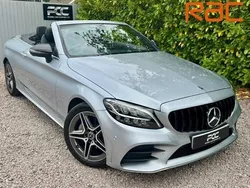 Silver Used 2023 Mercedes C200 AMG line Cabriolet | £29,990 (Expensive)
