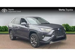 Grey Used 2021 Toyota RAV4 Hybrid SUV | £25,750 (A bit pricey)