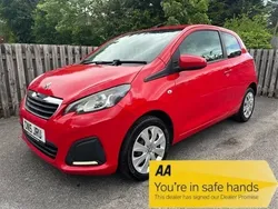 Red Used 2015 Peugeot 108 Active Hatchback | £4,795 (A bit pricey)