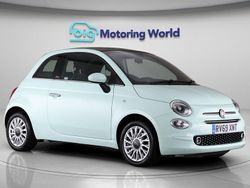 Green Used 2019 Fiat 500C Lounge Cabriolet | £6,986 (Fair price)