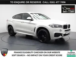 White Used 2019 BMW X6 M Sport SUV | £26,390 (Fair price)