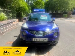 Blue Used 2017 Nissan Juke N-Connecta SUV | £8,995 (Fair price)