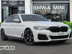 White Used 2022 BMW 520 M Sport Sedan | £29,145 (Fair price)