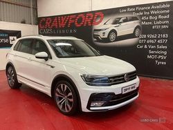 White Used 2017 VW Tiguan R-line SUV | £17,495 (Fair price)