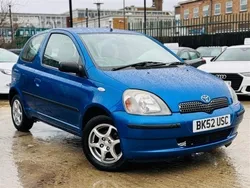 Blue Used 2002 Toyota Yaris Hatchback | £2,395 (A bit pricey)