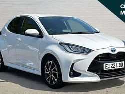 White Used 2022 Toyota Yaris Hybrid Design Hatchback | £15,792 (Good price)