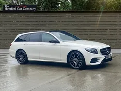 White Used 2020 Mercedes E400 AMG line Estate | £24,989 (Good price)