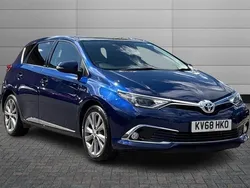 Blue Used 2018 Toyota Auris Hybrid Hatchback | £13,350 (Fair price)
