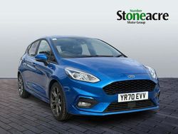 Blue Used 2020 Ford Fiesta ST-Line Hatchback | £10,790 (Fair price)