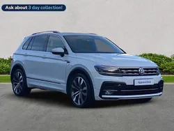 White Used 2020 VW Tiguan R-line SUV | £23,799 (Expensive)