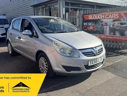 Silver Used 2008 Vauxhall Corsa Hatchback | £1,095 (Expensive)