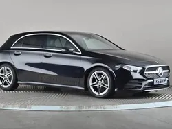 Black Used 2018 Mercedes A200 AMG line Hatchback | £15,798 (Fair price)