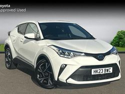 Pure white Used 2022 Toyota C-HR Design SUV | £18,885 (Fair price)