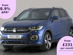 Blue Used 2022 VW T-Cross R-line SUV | £17,135 (Good price)