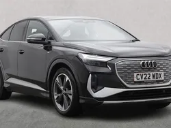Black Used 2022 Audi Q4 Sportback e-tron S-Line SUV | £24,608