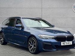Blue Used 2021 BMW 530e M Sport Estate | £29,392 (Expensive)