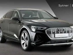 Black Used 2021 Audi e-tron Sportback S-Line SUV | £27,500 (Fair price)