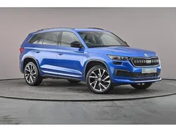 Race blue metallic Used 2022 Skoda Kodiaq SportLine SUV | £28,521 (Fair price)