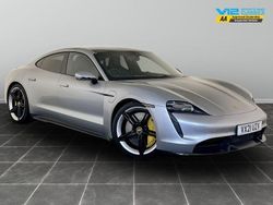 Silver Used 2021 Porsche Taycan Performance Package Sedan | £56,495