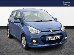 Blue Used 2015 Hyundai i10 SE Hatchback | £5,888 (Fair price)