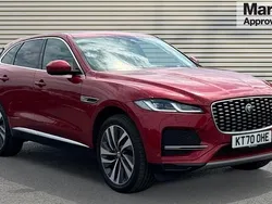 Red Used 2021 Jaguar F-Pace SUV | £27,291 (Fair price)