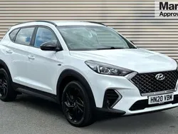 White Used 2020 Hyundai Tucson N Line SUV | £14,593 (Fair price)