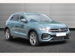 Petrol blue Used 2025 VW T-Roc R-line SUV | £28,550 (Fair price)